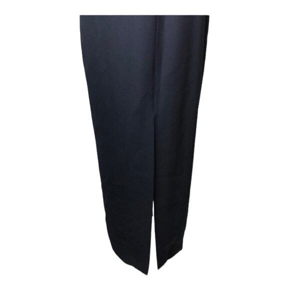 R & M Richard’s formal navy dress looks like a 2 piece with beading size 8 - Picture 8 of 12